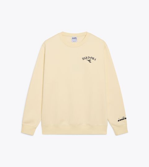 Sudadera de cuello redondo - Run Valley - Para todos los géneros SWEATSHIRT RUN CREW (BR) BEIGE NABO SUECO - Diadora